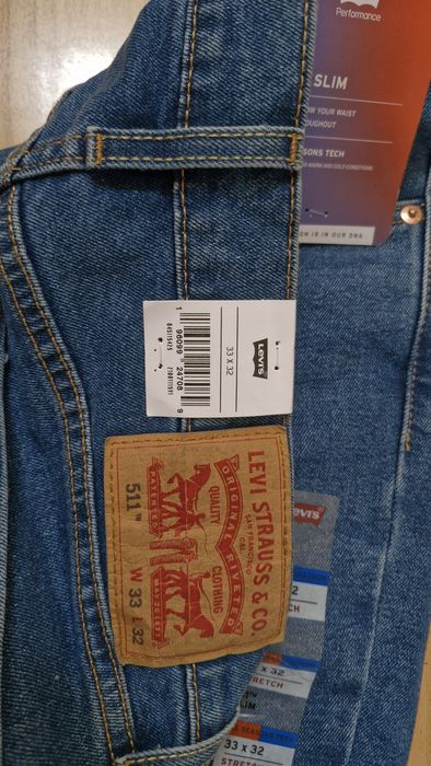 Продам нові джинси Levi's 511
