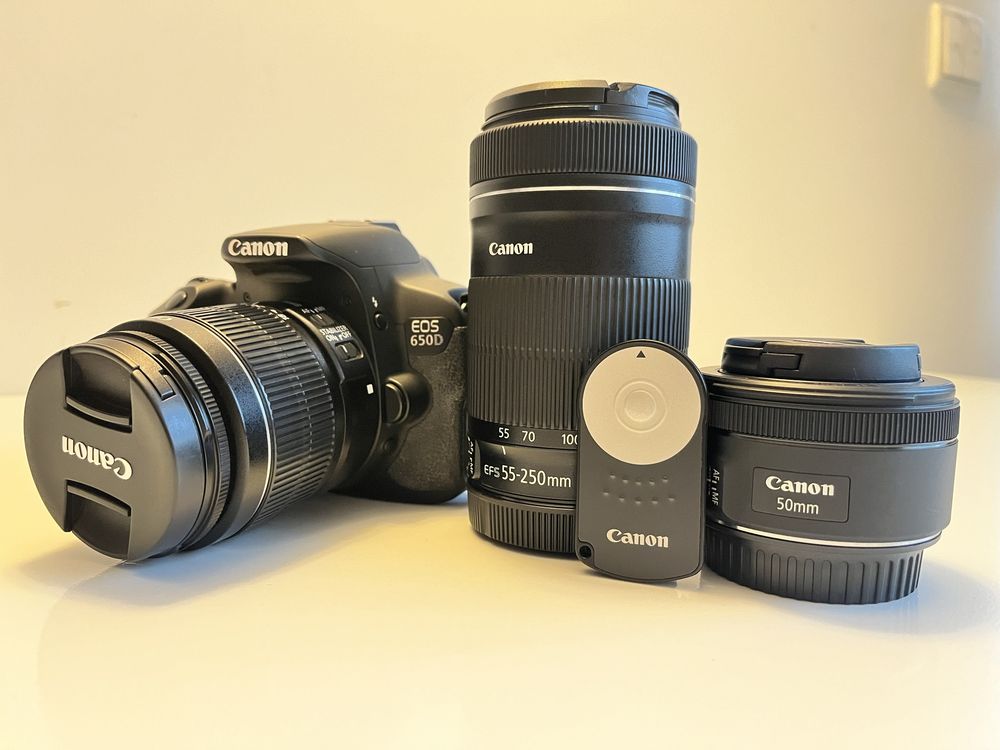 Kit Canon 650D + Acessórios