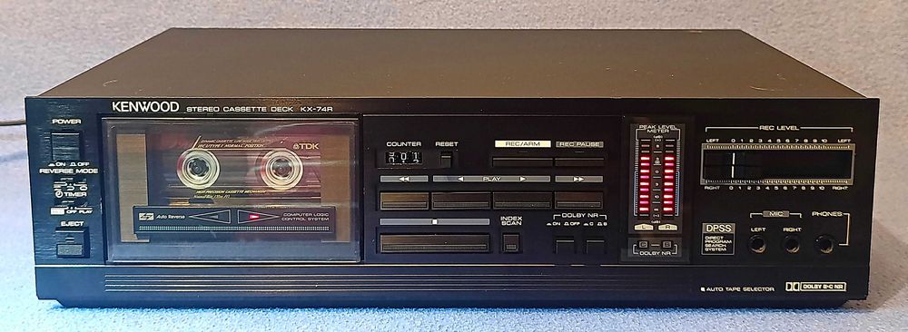 KENWOOD KX-74R stereo cassette deck