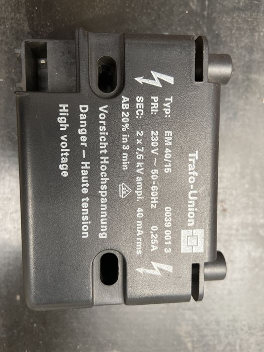 Transformator zapłonowy Trafo-Union EM 40/15