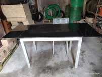 Mesa em vidro mais 4 cadeiras
