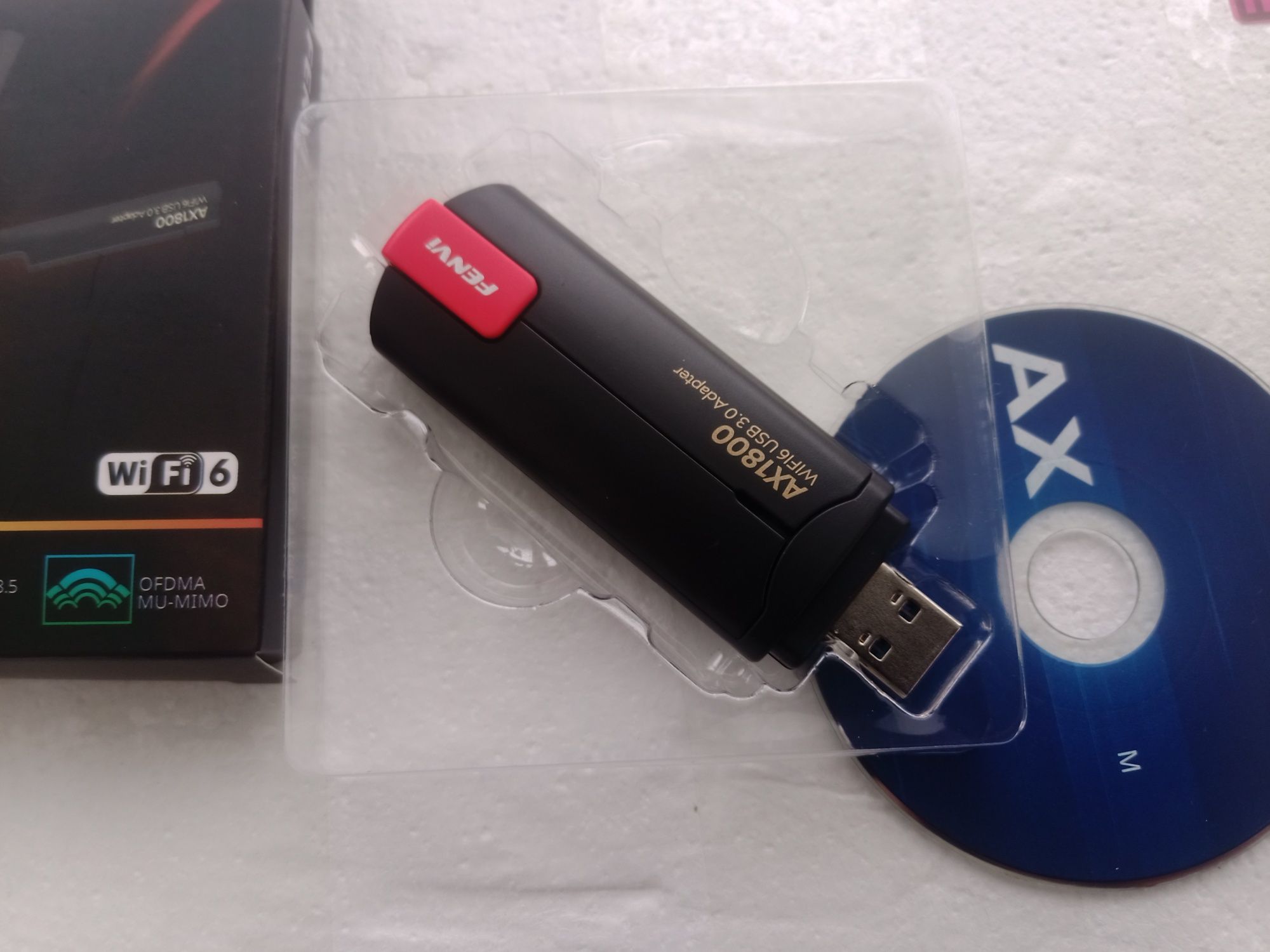 WiFi 6 (ax)-2,4 & 5Ghz AX1800 usb адаптер, комп'ютер, ноутбук, міні пк
