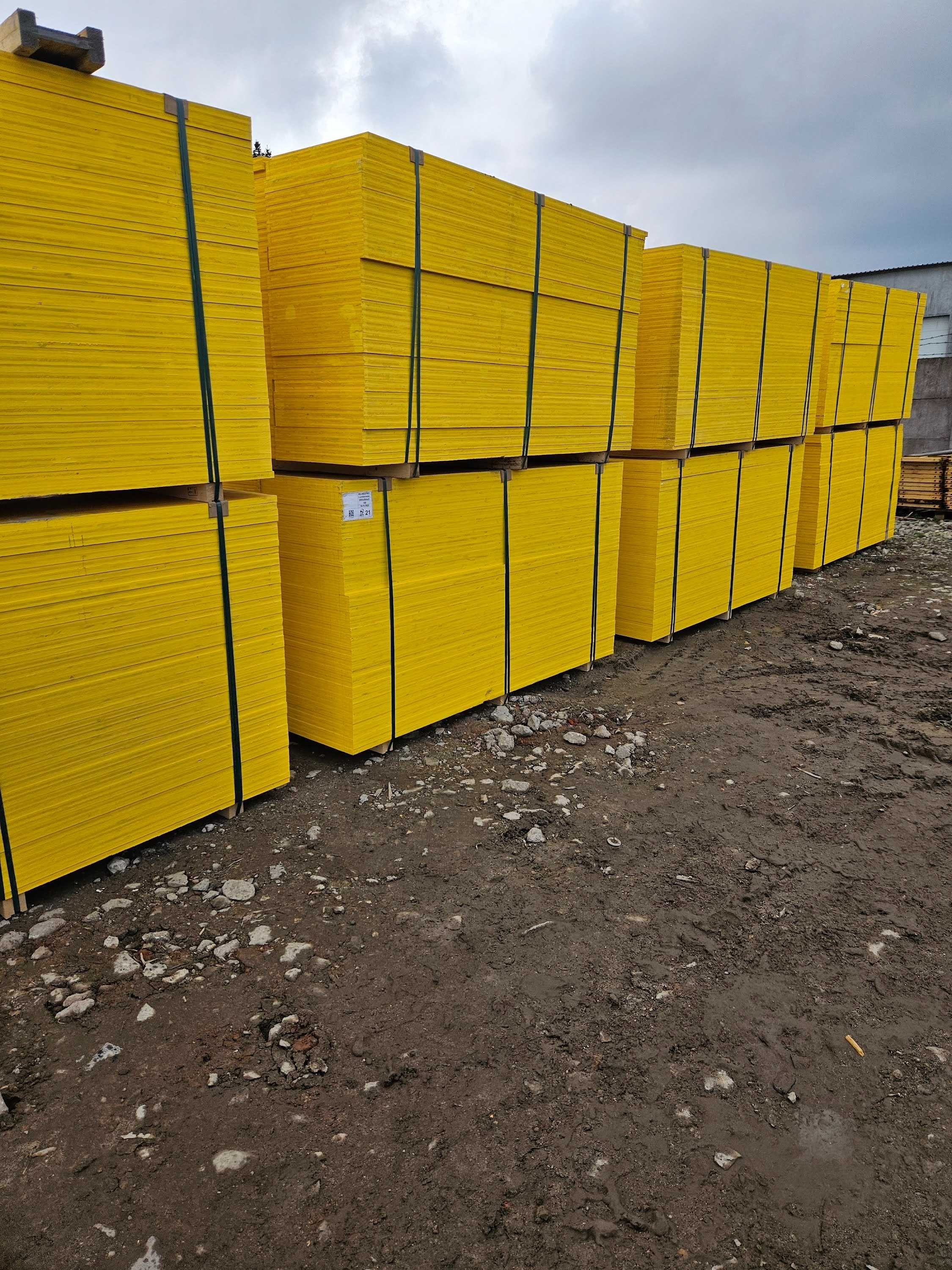 Płyta sklejka trójwarstwowa szantafle szalunkowa 50x200 grubość 21mm