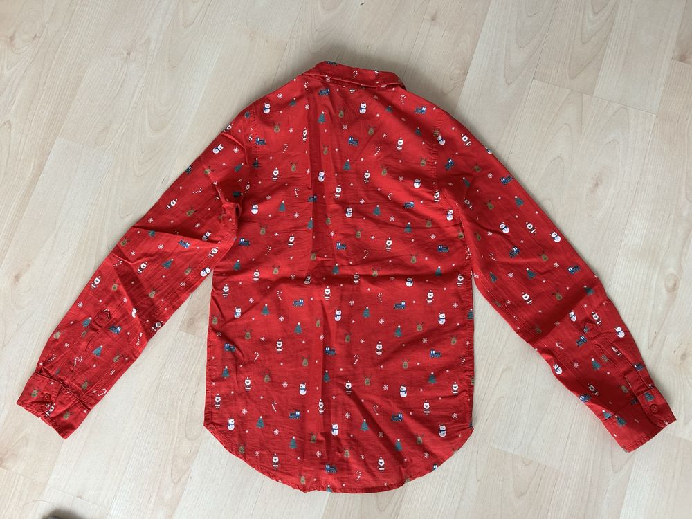 Koszula świąteczna chłopięca  H&M roz 140 cm