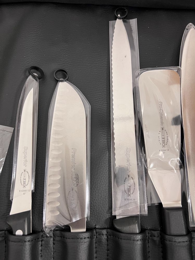 DICK zestaw komplet noży NOŻE 11 elementów dla kucharza do restauracji