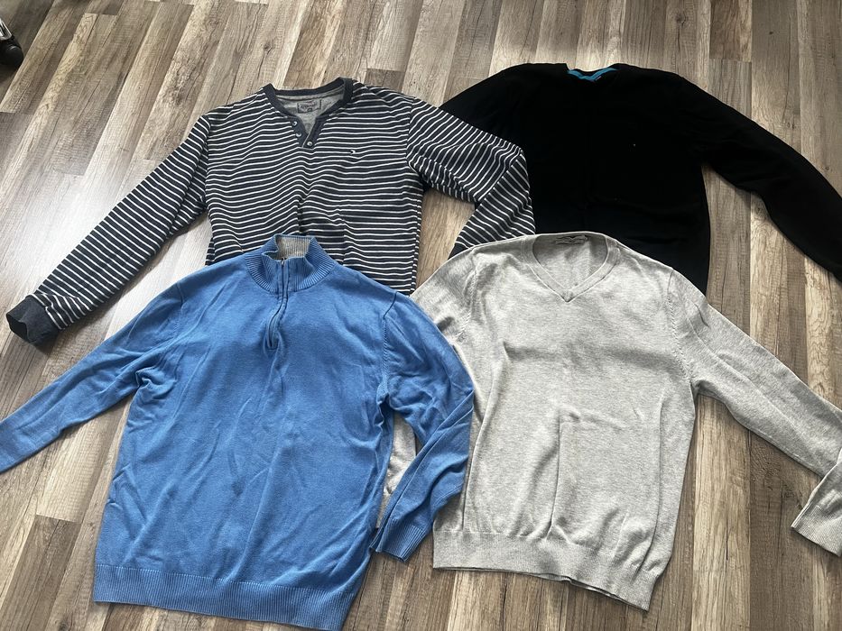 Ubrania męskie swetry bluzy jesnsy L XL