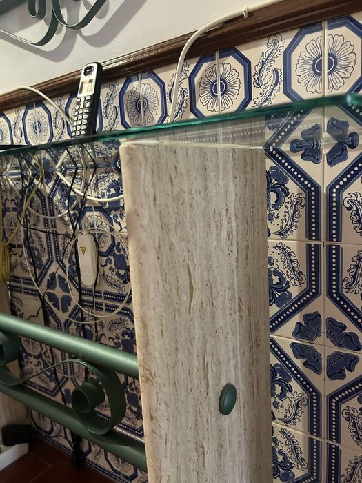 Mural para entrada de pedra