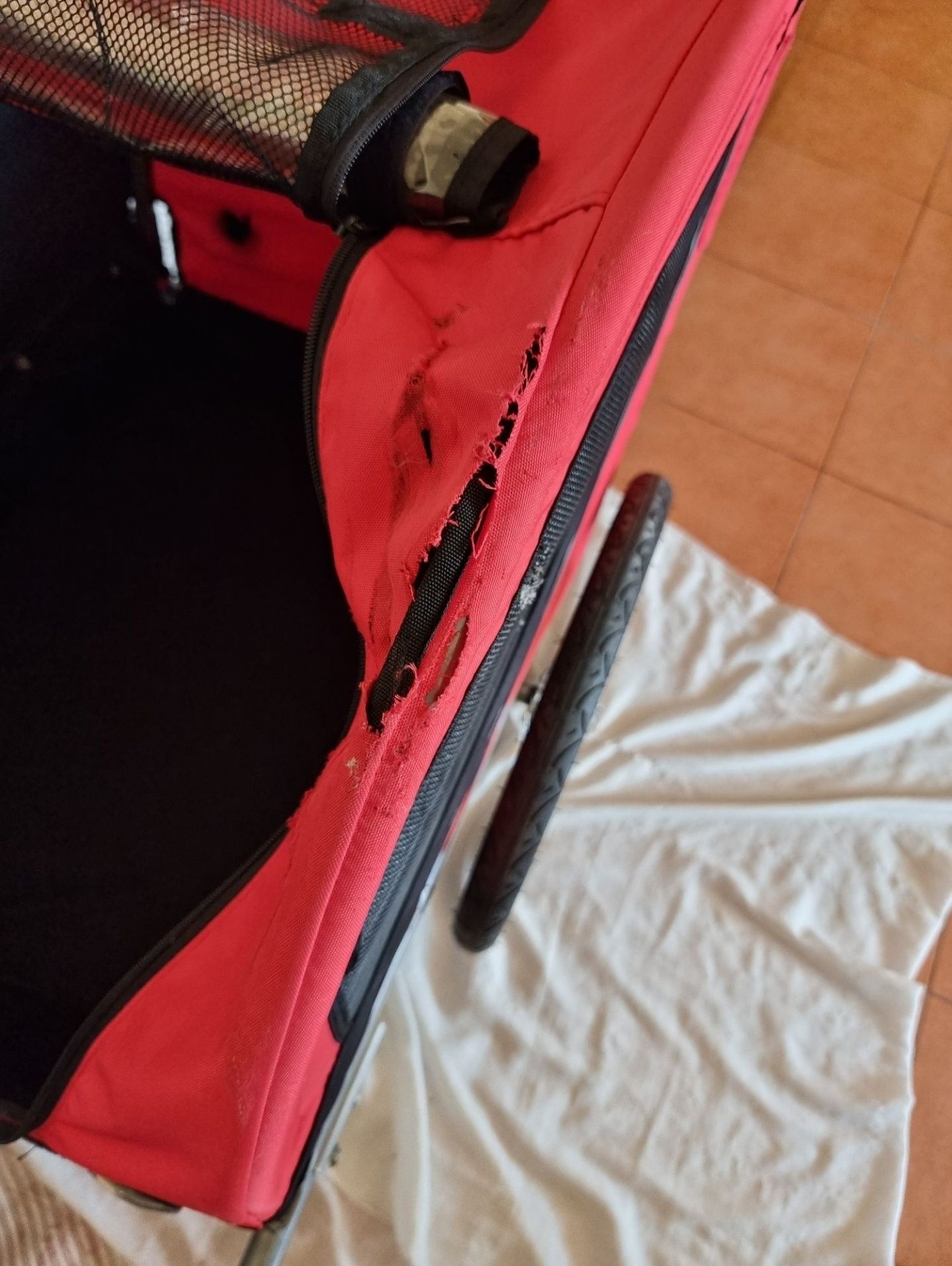 Atrelado com reboque para bicicleta - transporte animais , compras