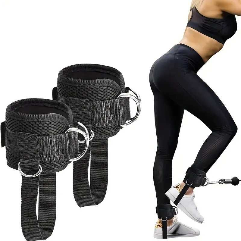 Fita de tornozelo (Ankle Straps) para máquina de cabo (1x par)
