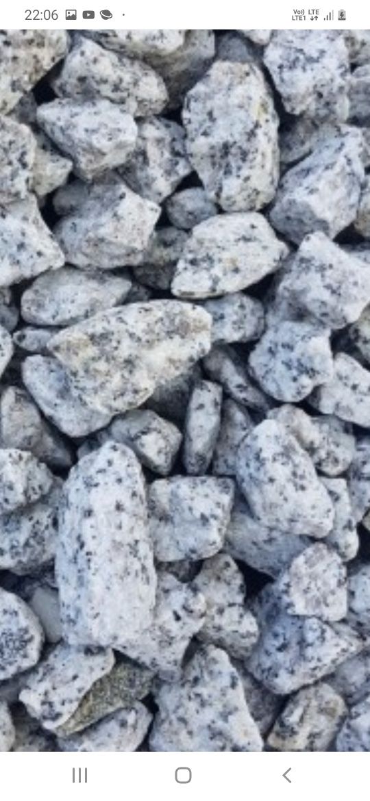 Grys granitowy,kamien ozdobny dalmatyńczyk ogrodowy,czarnoziem,piach,k