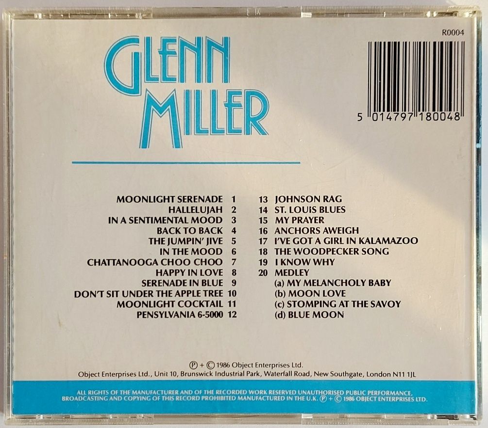 Glenn Miller Jazz Collection 1986r