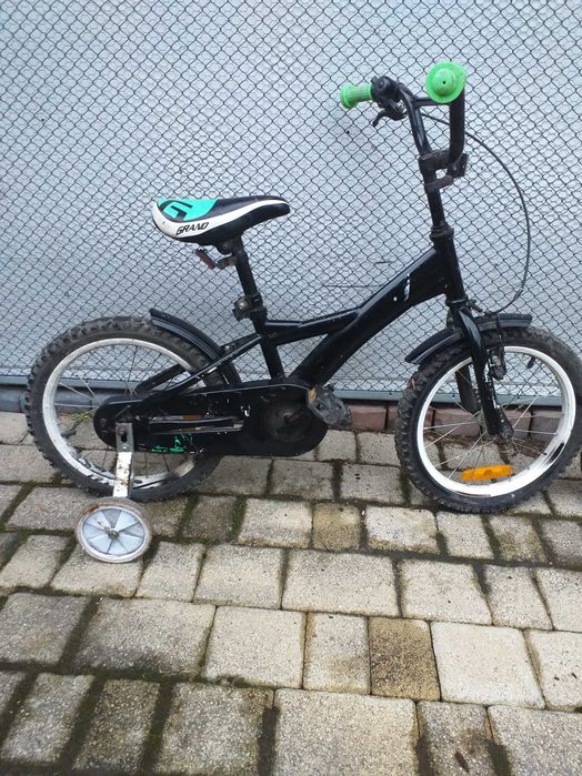 Dwa rowerki dziecięce 16" Boczne kółka