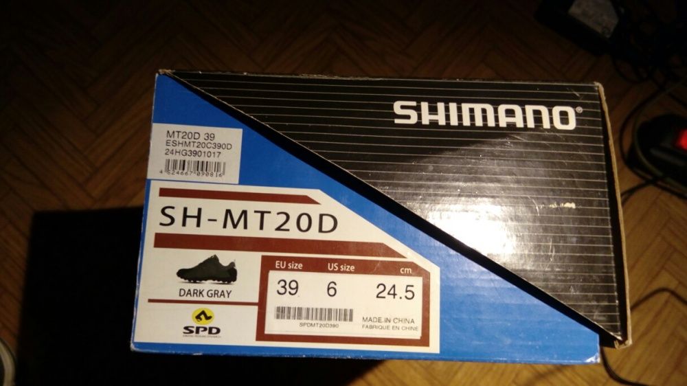 SPD Shimano SH-MT20DT rozm. 39 (24,5 cm)
