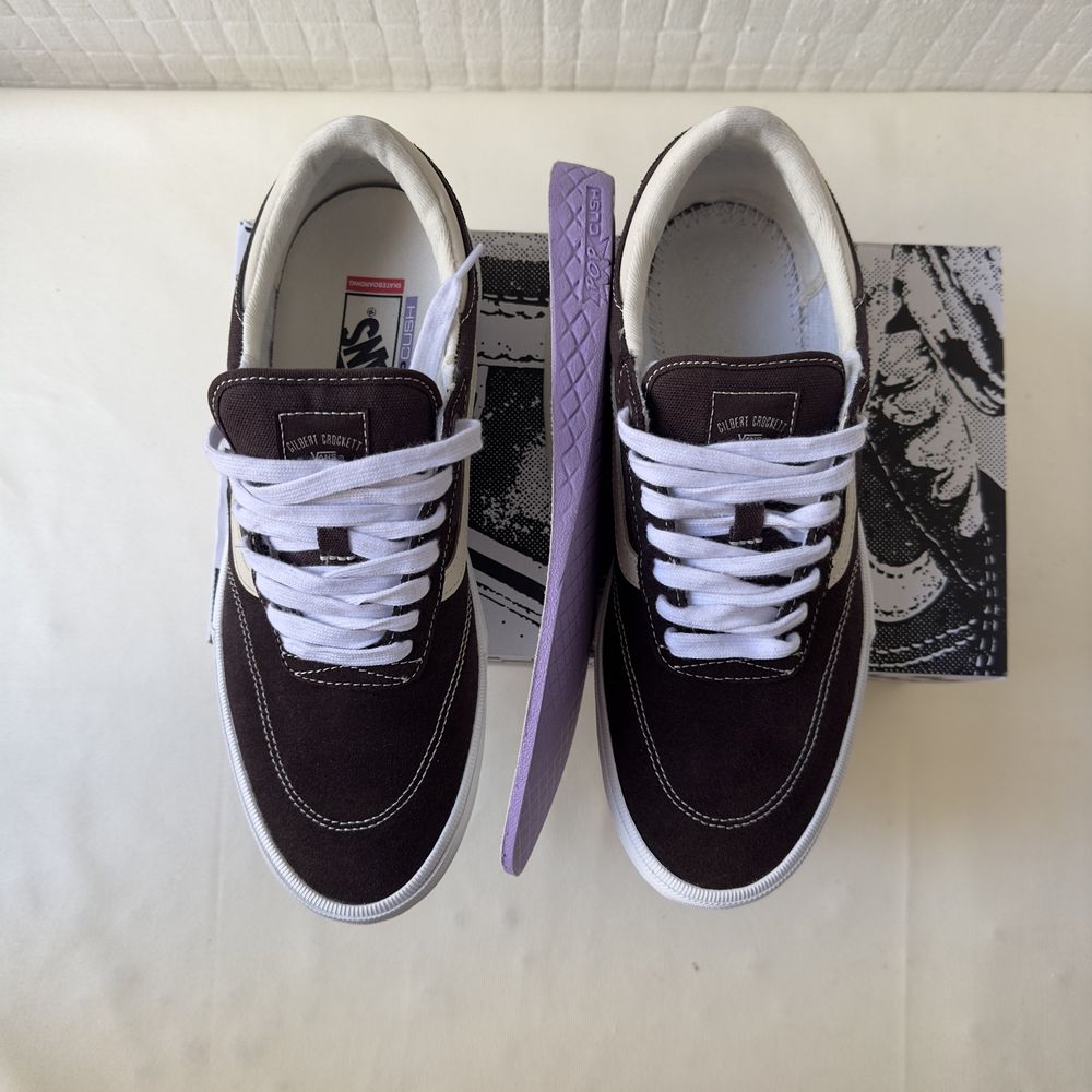 Sapatilhas em nobuck Skate Gilbert Crockett - Castanho
