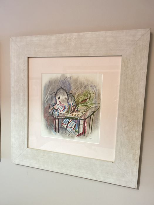 Júlio Pomar, Elefante estudioso x2 litografia