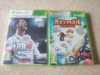 Gry na konsolę Xbox 360 FIFA 18 PL i Rayman Origins
