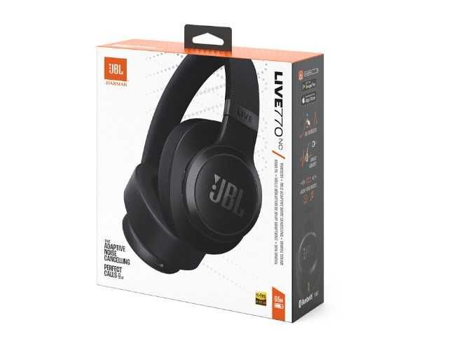 Навушники JBL Live 770NC Black/White (нові, гарантія 12міс.)