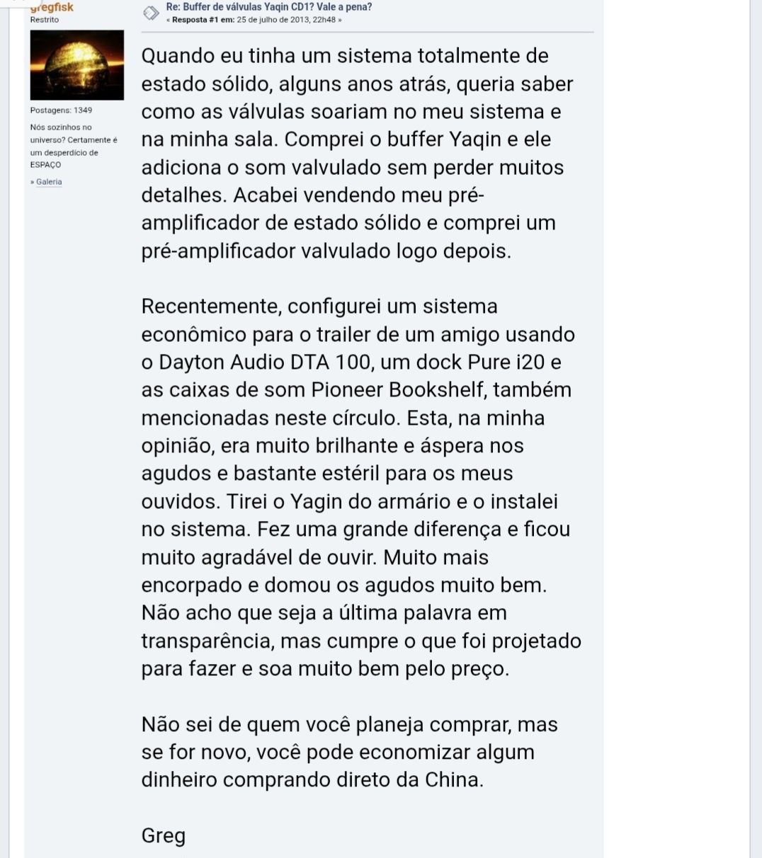 Buffer válvula yaqin cd1