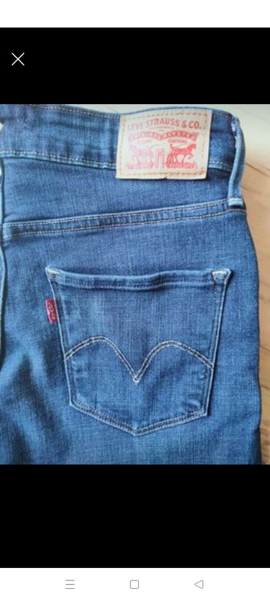 Jak Nowe Levis 27/32 MID Rise Skinny (pas 76cm) wysyłka