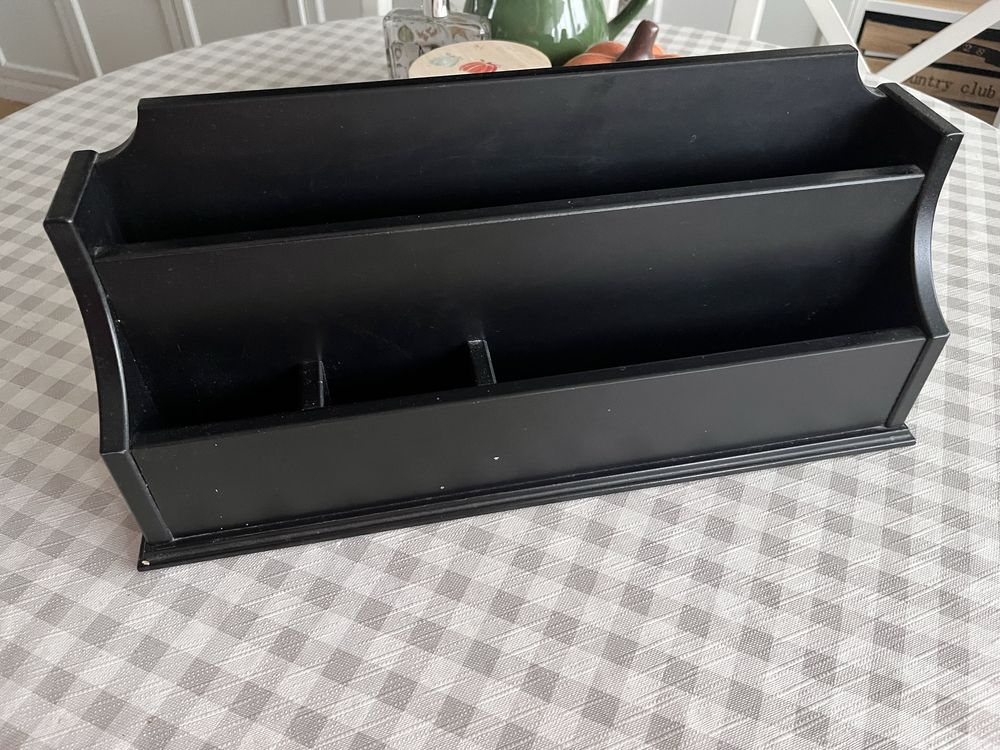 Ikea organizer na biurko segregator ingatorp czarny
