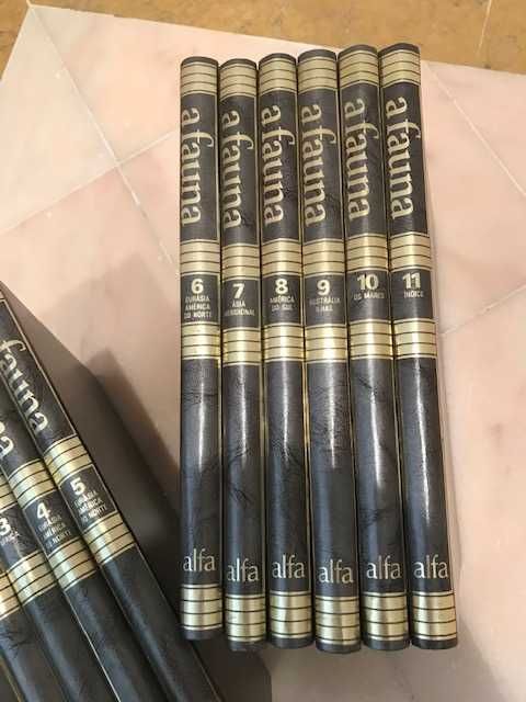 11 Volumes da Enciclopédia FAUNA