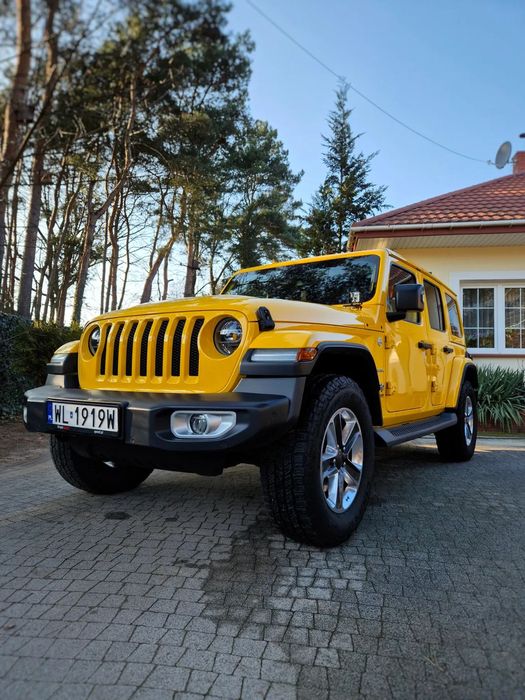 Jeep Wrangler Jeep Wrangler Unlimited GME 2.0 Turbo Sahara Bezwypadkowy Salon Polska