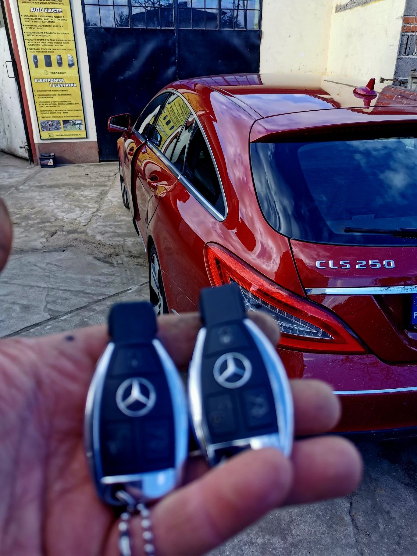 Mercedes kluczyk kodowanie naprawa stacyjka do sprinter clk cls c220