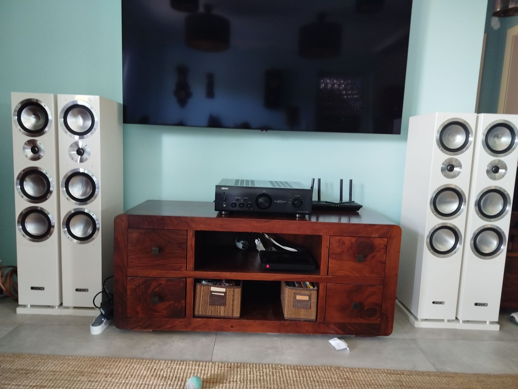 Wzmacniacz dużej mocy Denon 1520AE Made in Japan. Mosfet dual - mono
