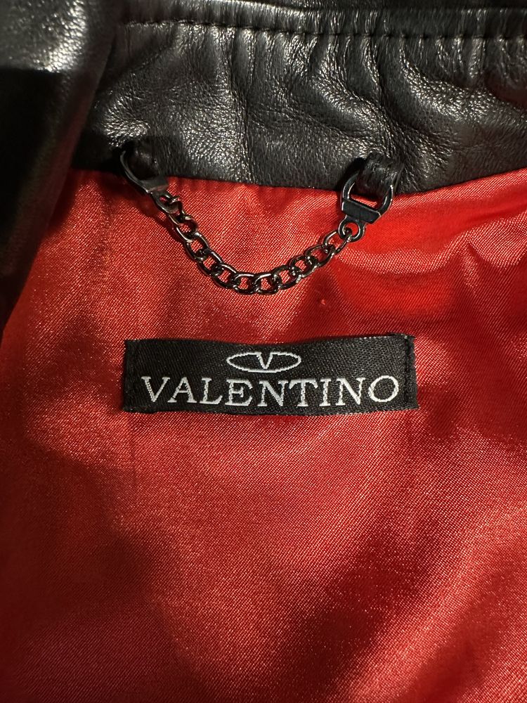 Kurtka Skórzana ramoneska valentino rozmiar s