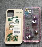 Zestaw 2 etui case pokrowiec iPhone 12/12 pro starbucks daisy coffee