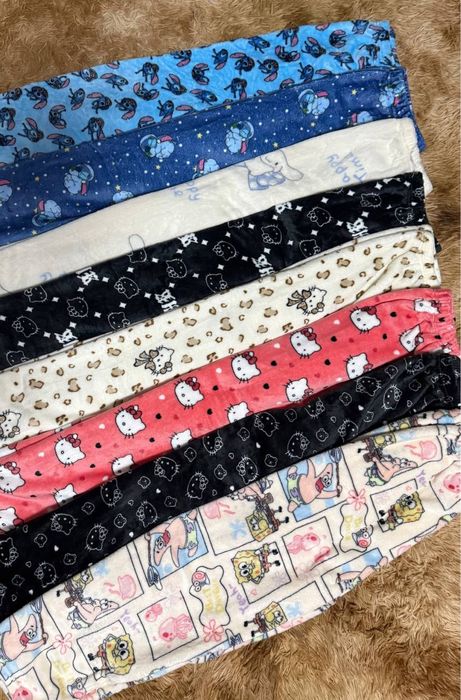 Плюшеві штани Hello Kitty. Spider Man. Batman. Stitch. Kuromi.