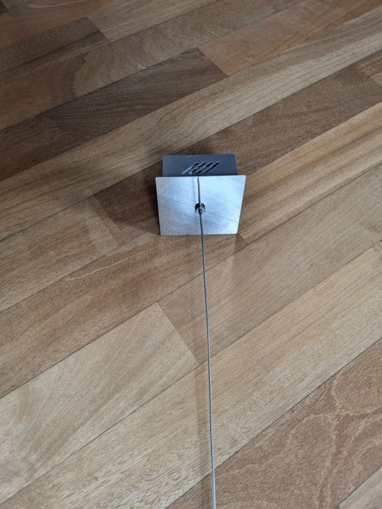 JAK NOWA! Lampa wisząca sufitowa Italux Sople Chrom Szkło