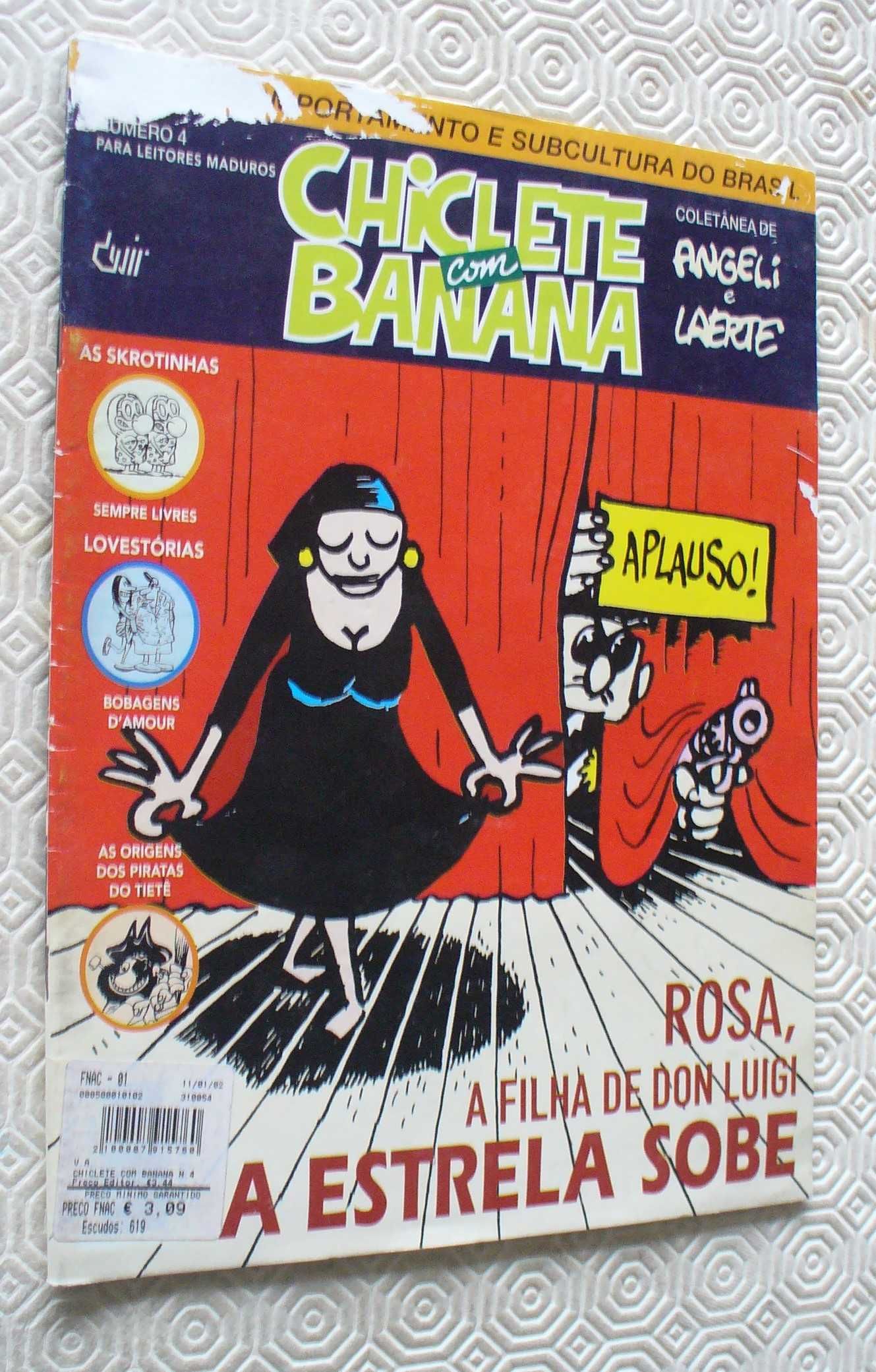 CHICLETE COM BANANA nºs 1 a 12 completa - Angeli e Laerte - Devir