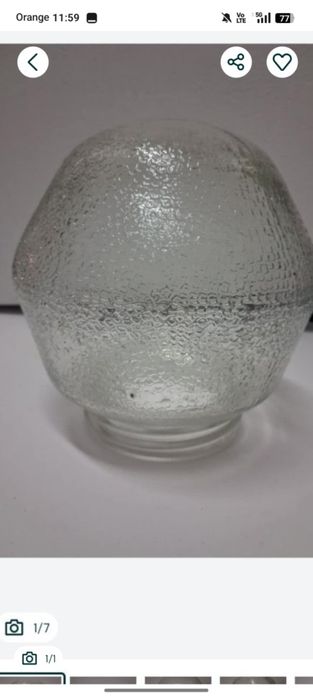 Klosz sufitowy do Żaròwki prl