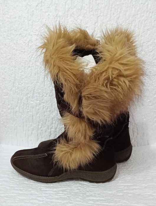Zimowe buty skórzane, Maciejka, rozmiar 38