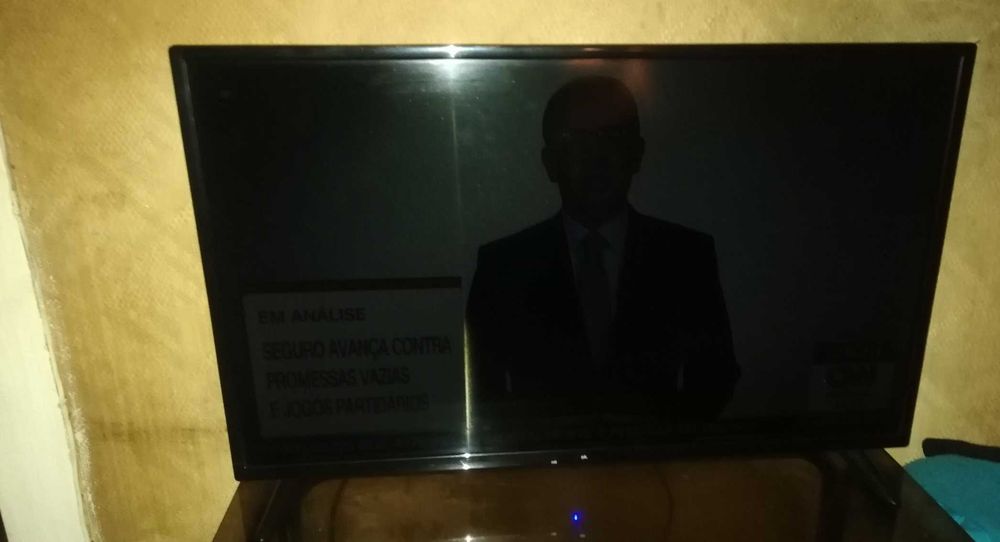 Tv led HD ok 32 só dá som, imagem preta