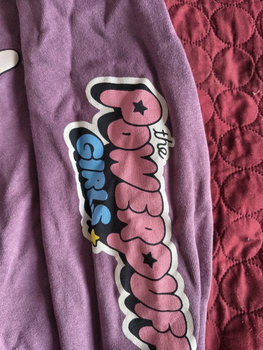 Pull bear atomówki fioletowa bluza 38 kaptur Powerpuff girls