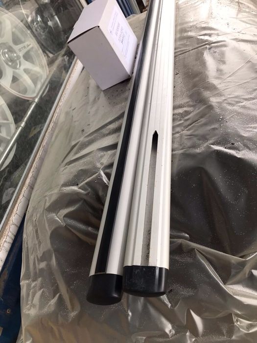 Алюминиевый,аэродинамический багажник Логан Сандеро