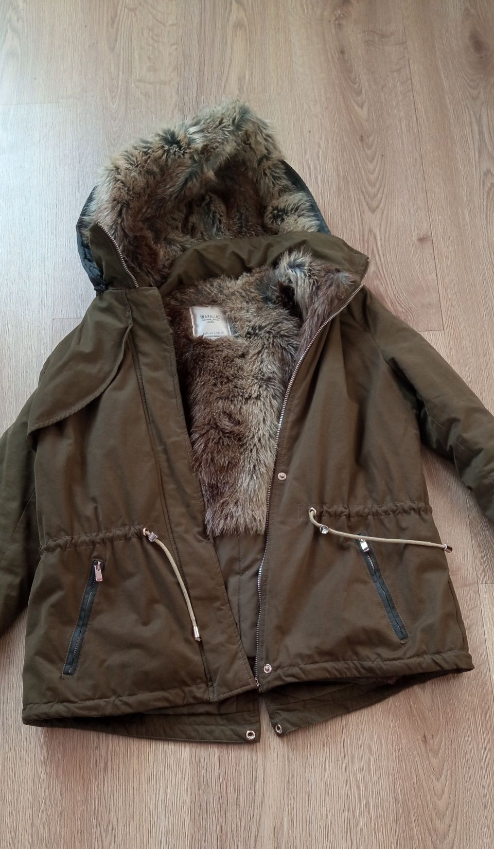 Kurtka damska - parka - Zara Trafaluc