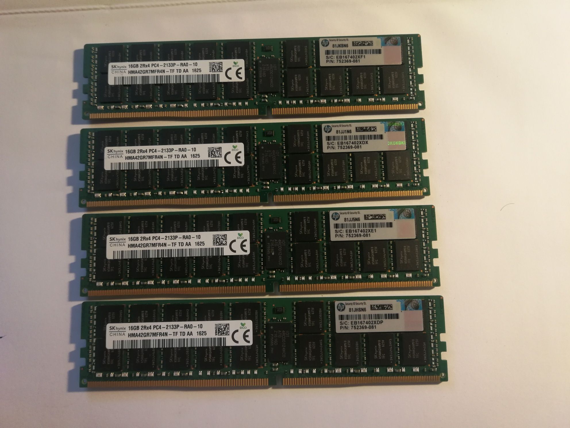 ddr4 16gb 2133 серверна оперативна пам'ять на плату X99 під