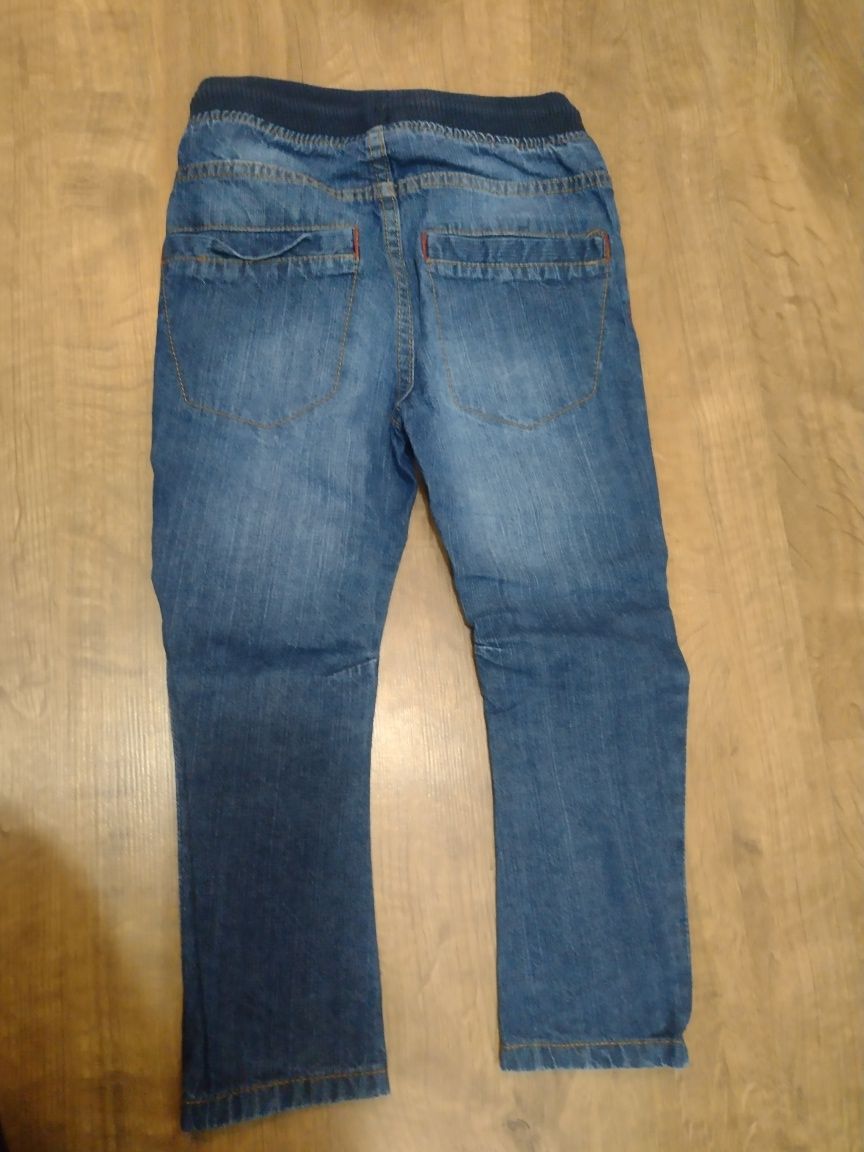 Spodnie jeans na gumce Zara 110