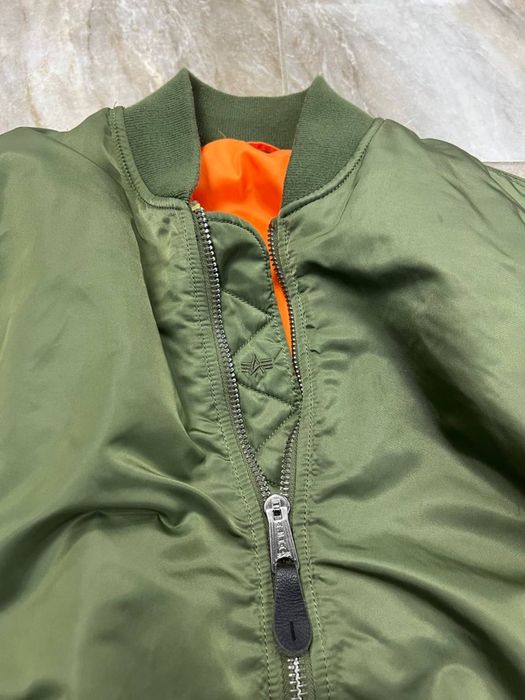 Дутий бомбер Alpha Industries MA-1 оверсайз куртка альфа XXL ma-2 n2b