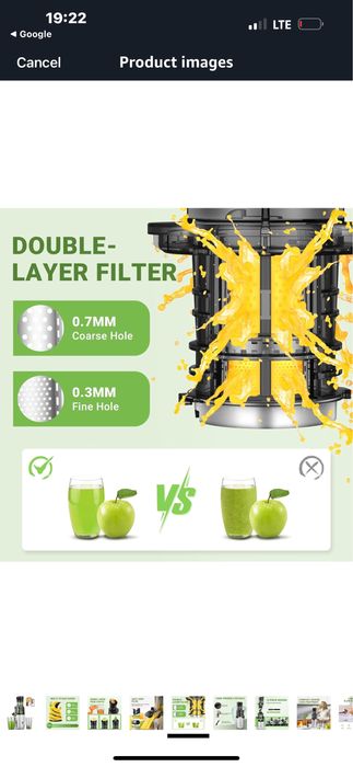 Соковижималка AMZCHEF SJ-033