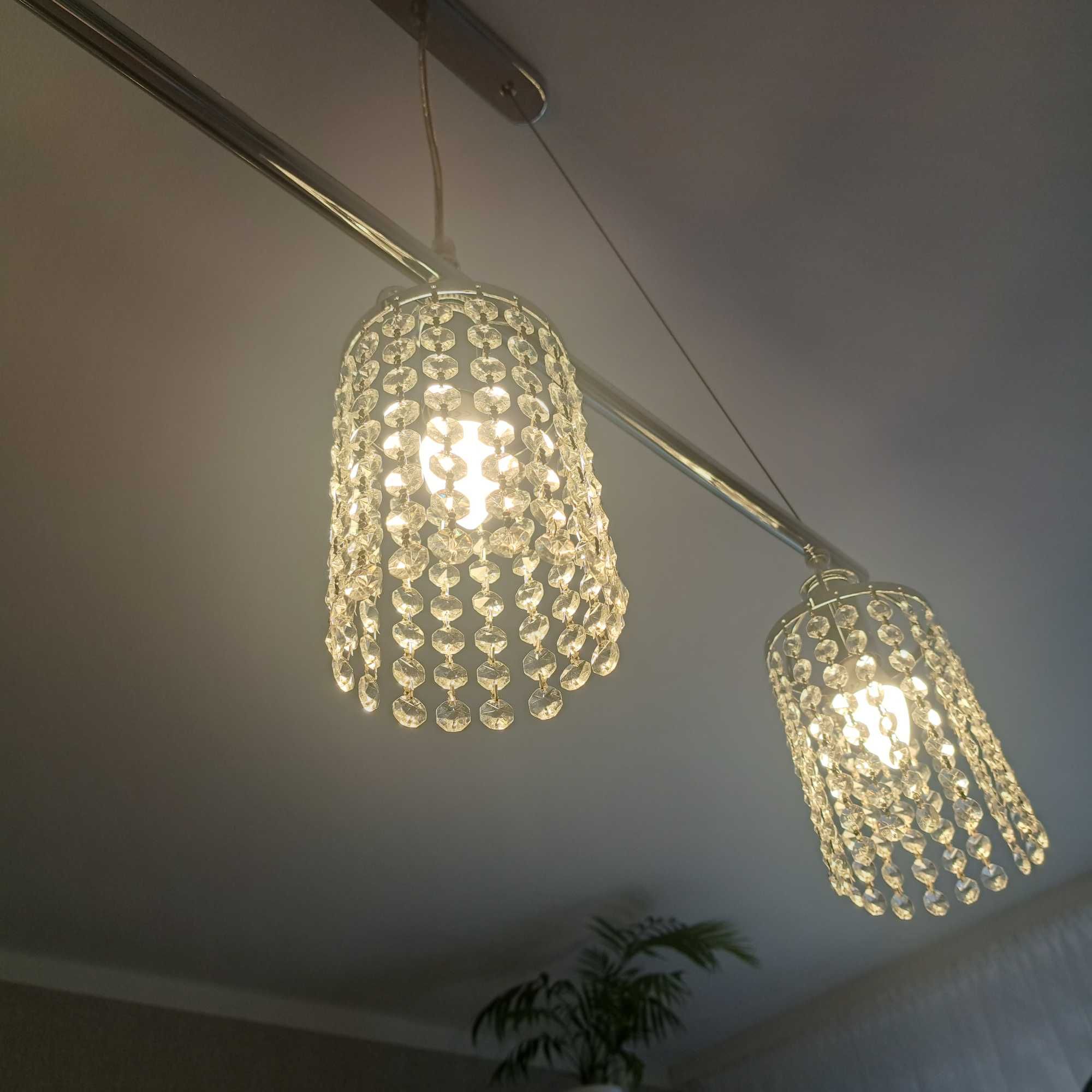 Żyrandol, lampa wisząca glamour