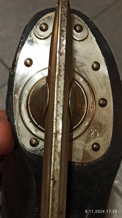 PRL relikt łyżwy Polsport Fabos Krosno lata 70-te rozm. 23 cm stan db+