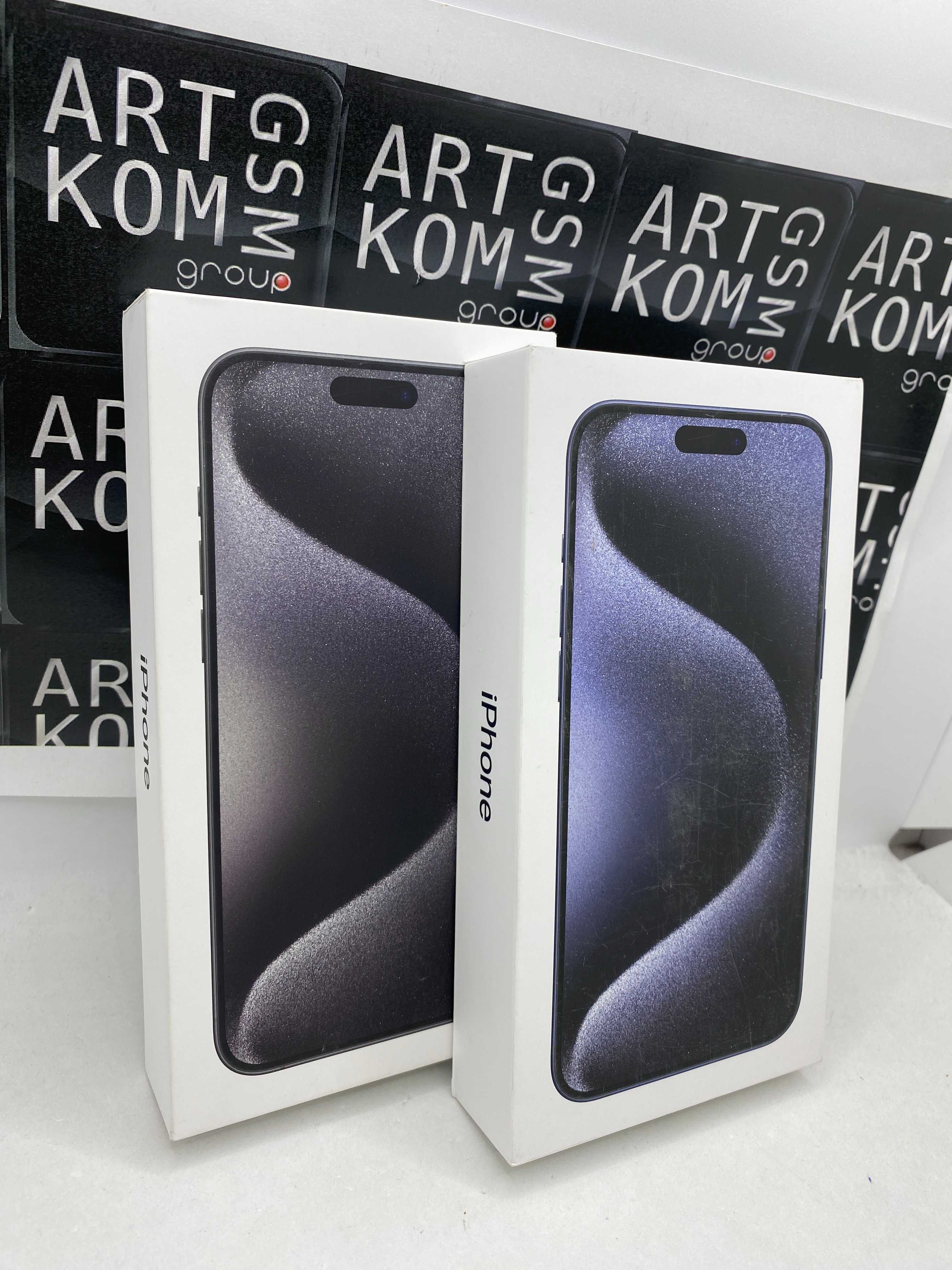 NAJTANIEJ od ARTKOM Nowy iPhone 15 Pro Max 512GB Kolory 5799zł