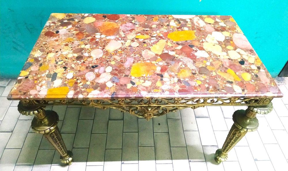 Linda Mesa de Centro Brecha da Arrábida Vintage