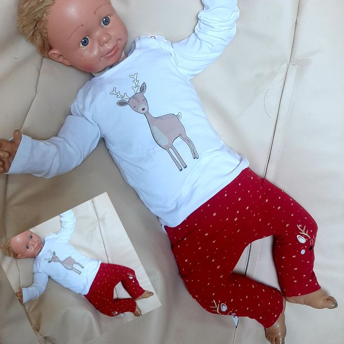 Zestaw świąteczny roz 74 8 sztuk mega paka komplet dziewczynka wyprawk