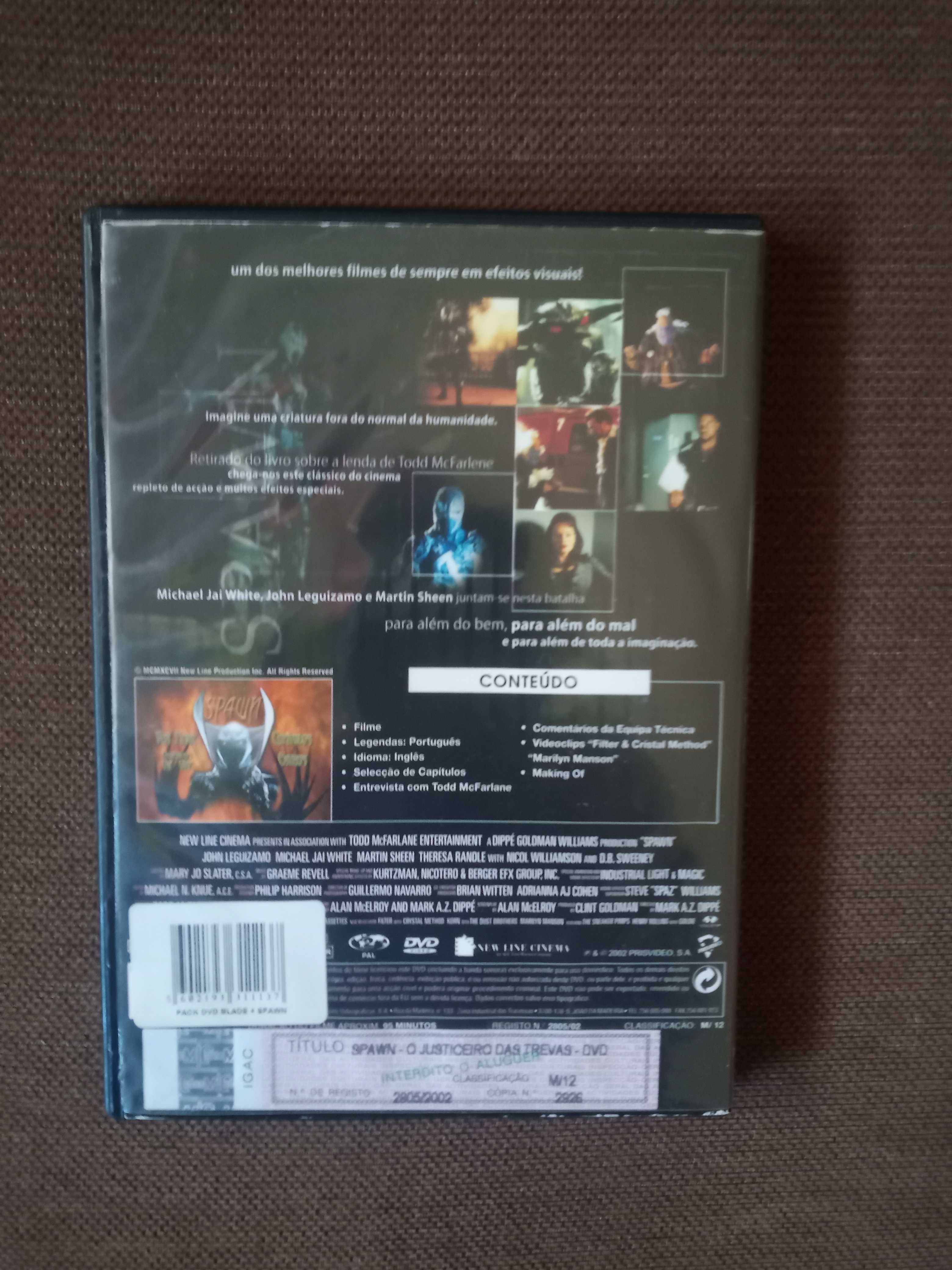 filme dvd original - spawn o justiceiro das trevas