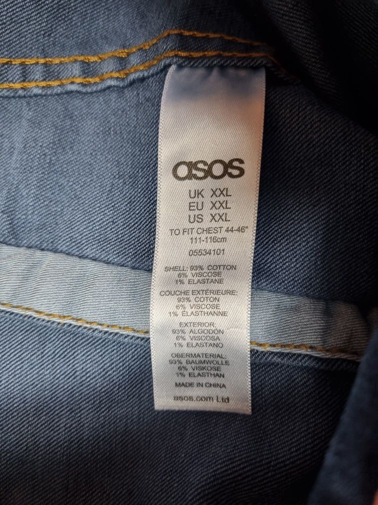 kurtka jeansowa męska Asos XXL